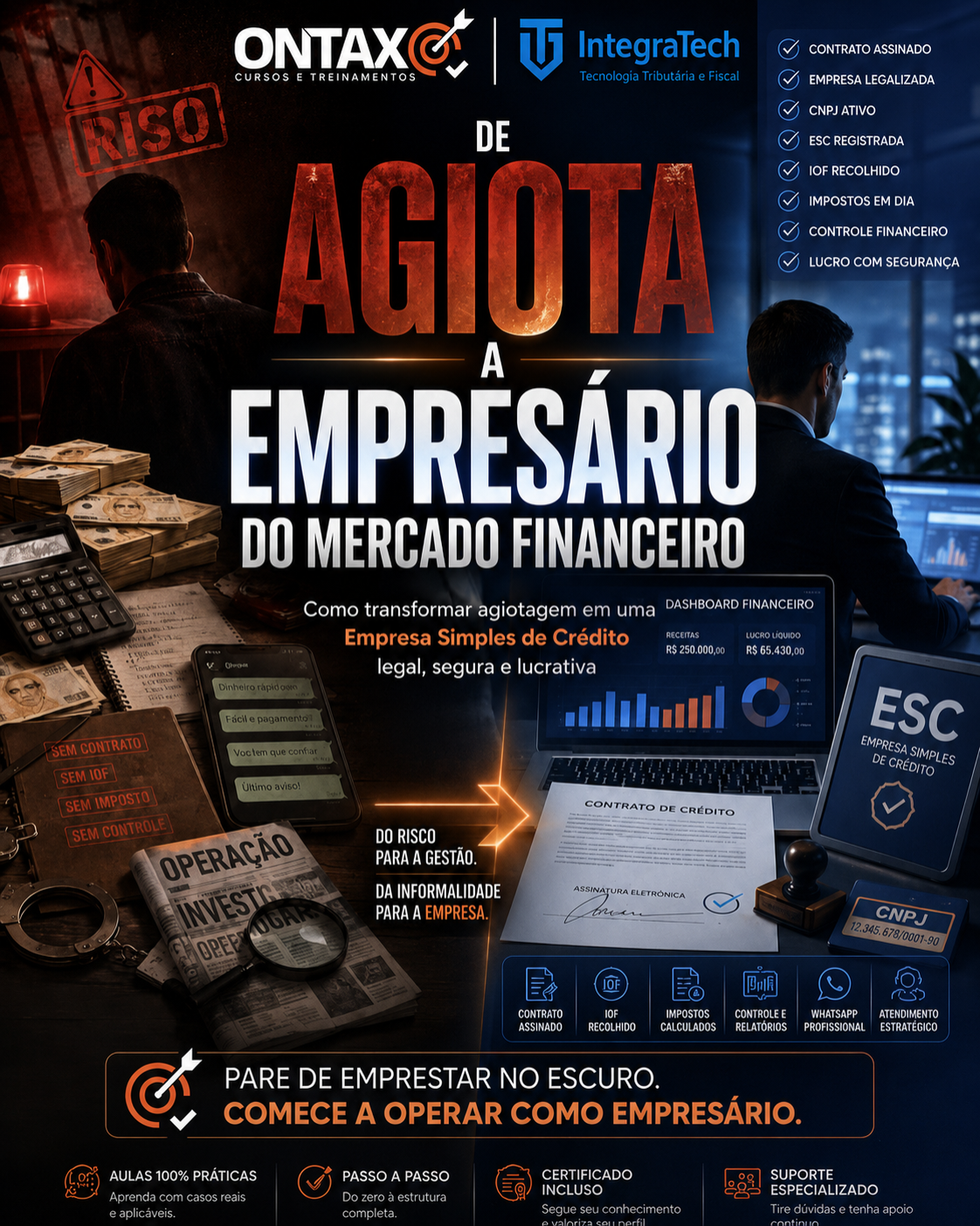 Capa do curso De Agiota a Empresário do Mercado Financeiro